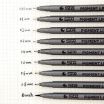Stylos-bille-pointe-Fine-stylo-bille-encre-liquide-noire-lignes-pr-cises-fournitures-de-bureau-pour