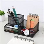 Porte-stylo-en-m-tal-cr-atif-bo-te-de-rangement-3-grilles-accessoires-de-bureau