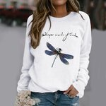 Sweat-shirt-imprim-lettre-libellule-pour-femme-col-rond-manches-longues-pulls-vintage-v-tements-d