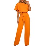 Combinaison-l-gante-manches-courtes-pour-femmes-pantalon-long-et-large-taille-haute-d-contract-grande