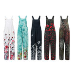 Combinaison-vintage-pour-femmes-salopette-fibres-florales-longue-bretelle-pantalon-jambes-larges-barboteuses-en-fibres-combinaisons