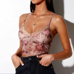 Haut-caraco-en-dentelle-imprim-floral-pour-femme-maille-transparente-bretelles-spaghetti-transparentes-haut-court-sexy