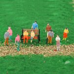 Figurines-miniatures-peintes-l-chelle-N-personnes-de-mod-lisation-poses-assorties-chelle-1-100-100