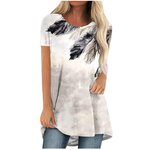 T-shirt-Manches-Courtes-pour-Femme-Streetwear-Ethnique-Azt-que-Occidental-Imprim-3D-Tunique-Nouveaux-V