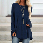 T-shirt-surdimensionn-manches-longues-pour-femme-v-tement-ample-en-coton-d-contract-et-r