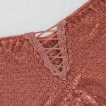 Culotte-sexy-en-dentelle-pour-femmes-bretelles-crois-es-taille-moyenne-n-ud-papillon-sous-v