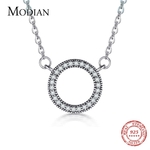 Modian-collier-en-argent-Sterling-925-pour-femmes-pendentif-en-forme-de-c-urs-marque-classique