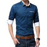 Chemise-formelle-manches-longues-pour-hommes-chemise-d-affaires-d-contract-e-chemise-de-bureau-mince