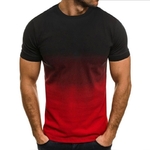 T-shirt-manches-courtes-col-rond-homme-estival-et-ample-la-mode-s-rie-explosion-street