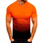 T-shirt-manches-courtes-col-rond-homme-estival-et-ample-la-mode-s-rie-explosion-street