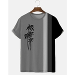 AMP-T-shirt-Ray-Manches-Courtes-pour-Homme-Style-Imprim-Hawa-en-t