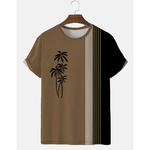 AMP-T-shirt-Ray-Manches-Courtes-pour-Homme-Style-Imprim-Hawa-en-t
