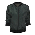 Blouson-aviateur-basique-manches-longues-pour-femmes-vestes-minces-manteau-d-contract-col-montant-coupe-couvertes