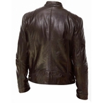 Veste-en-cuir-coupe-vent-coupe-couvertes-pour-hommes-col-montant-manteau-en-PU-revers-de