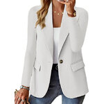 Costumes-Slim-Femme-l-gante-Top-Coat-2023-Automne-Solide-Manches-sulfDame-de-Bureau-Col-Tremp