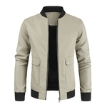 Veste-en-cuir-PU-col-montant-pour-hommes-vestes-glissi-re-patchwork-manteau-de-moto-d
