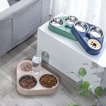 Bol-d-alimentation-automatique-en-acier-inoxydable-pour-animaux-de-compagnie-500ML-bouteille-d-eau-pour