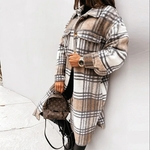 Manteau-long-simple-boutonnage-pour-femmes-pardessus-carreaux-en-laine-manches-longues-mode-automne-et-hiver