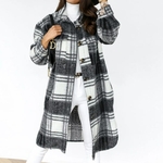 Manteau-long-simple-boutonnage-pour-femmes-pardessus-carreaux-en-laine-manches-longues-mode-automne-et-hiver