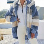 Manteau-d-Hiver-Chaud-en-Fausse-Fourrure-pour-Femme-Cardigan-Manches-sulf-Patchwork-Fermeture-clair-Poche