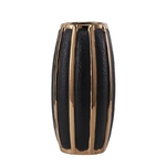 Vase-en-c-ramique-noir-dor-et-ray-pots-de-fleurs-modernes-d-coration-de-bureau