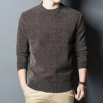 Pull-d-contract-manches-longues-et-col-rond-pour-hommes-pull-confortable-pour-la-maison-et
