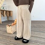 Pantalon-en-laine-d-contract-de-style-cor-en-pour-filles-jambe-droite-solide-d-contract
