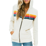 Happator-Nation-Sweat-capuche-zipp-rayures-pour-femme-sweat-shirt-manches-longues-streetwear-unisexe-pour-gar