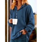 Pull-col-roul-capuche-pour-femme-bouton-PVD-grande-casquette-de-printemps-d-hiver-t-shirt