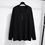 Pull-tricot-bascule-grande-taille-pour-femme-v-tement-fin-collection-automne-hiver-100-150kg-2xl