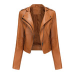 Veste-de-motard-en-similicuir-pour-femme-veste-zipp-e-manteau-de-moto-marron-automne-printemps