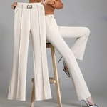 Pantalon-lastique-taille-haute-pour-femme-pantalon-monochrome-pour-document-pantalon-d-contract-pour-femme-de