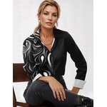 Chemisier-en-polyester-imprim-3D-pour-femmes-chemise-d-contract-e-noir-rouge-bleu-printemps-automne