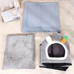 Pliable-Niche-De-Chien-D-int-rieur-Chaud-Canap-Chenil-Lit-Tapis-Pour-Petits-Moyens-Grands