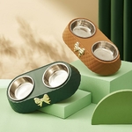 Filles-eau-anti-d-formation-avec-n-ud-papillon-pour-animaux-de-compagnie-accessoire-de-nourriture