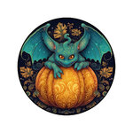 plaque-décorative-ronde-en-aluminium-theme-haloween (1)