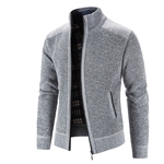 Cardigan-carreaux-sans-capuche-pour-homme-gilet-manches-longues-en-velours-collection-hiver