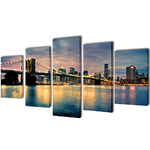 toiles-murales-5-pieces-impression-pont-de-brooklyn (1)