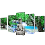 toiles-murales-5-pieces-impression-buddha (1)