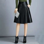 jupe-en-cuir-pu-pour-femme-jupe-pliss-e-longueur-genou-taille-haute-ligne-a-grande