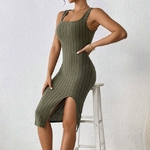 robe-bretelles-sans-manches-jupe-courte-fendue-sur-le-c-t-jupe-sexy-col-carr-nouveau
