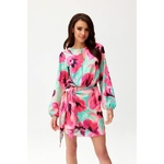 robe-courte-motif-floral-1