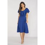 robe-mi-longue-avec-col-a-volants-5