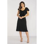 robe-mi-longue-avec-col-a-volants-6