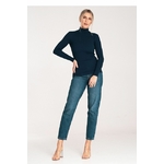 pull-col-roule-couleur-unie-pour-femmes-8