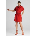 robe-courte-col-rabattu (1)