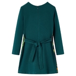 robe-col-rond-et-manches-longues-pour-filles (2)