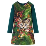 robe-col-rond-et-manches-longues-pour-filles (1)