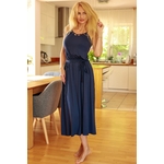 robe-longue-fendue-couleur-unie-pour-femmes (1)