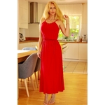 robe-longue-fendue-couleur-unie-pour-femmes (8)